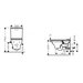 مرحاض كومبى جريك تيد بالدش معلق بخزان خارجى 60122456 بسديلى ذاتى الغلق شامل مجموعة التثبيت من هانز جروهى - Mashreqy