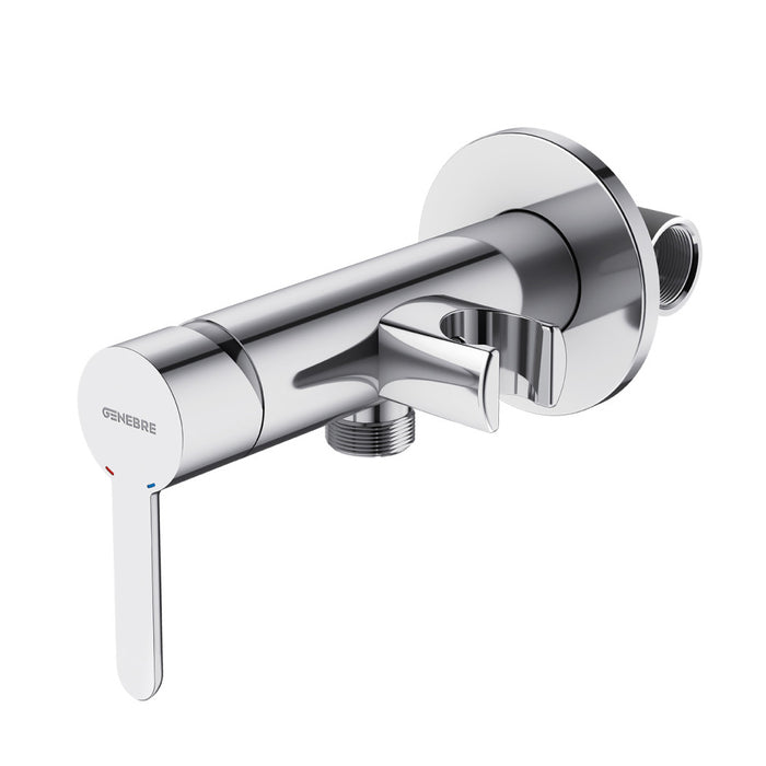 ( طلب مسبق )  خلاط شطاف دفن جينيبري 65144194567 كروم جسم الدفن بالوش والمقبض منتج مستورد صناعة إسباني