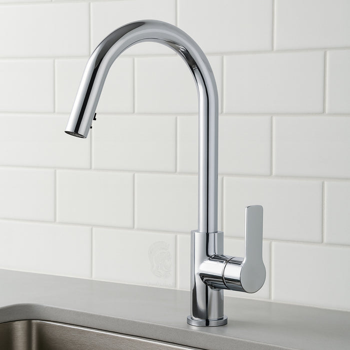 خلاط مطبخ شداد جلوبال ستاندرد سكاي شيف GSL 1110 CP كروم لامع بسماعة وخرطوم