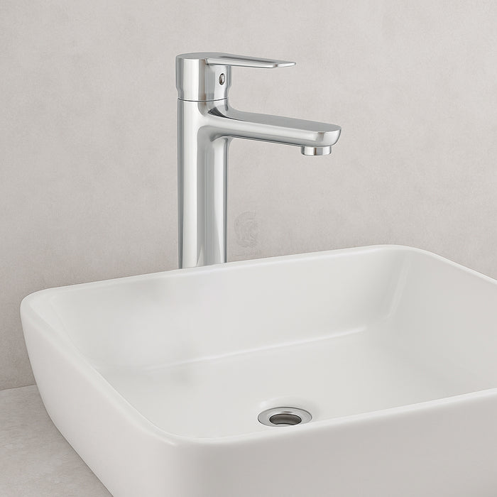 ( طلب مسبق )  خلاط حوض عالي جلوبال ستاندرد اوبن سكاي GSL 1084 ND CP كروم ارتفاع 34 سم