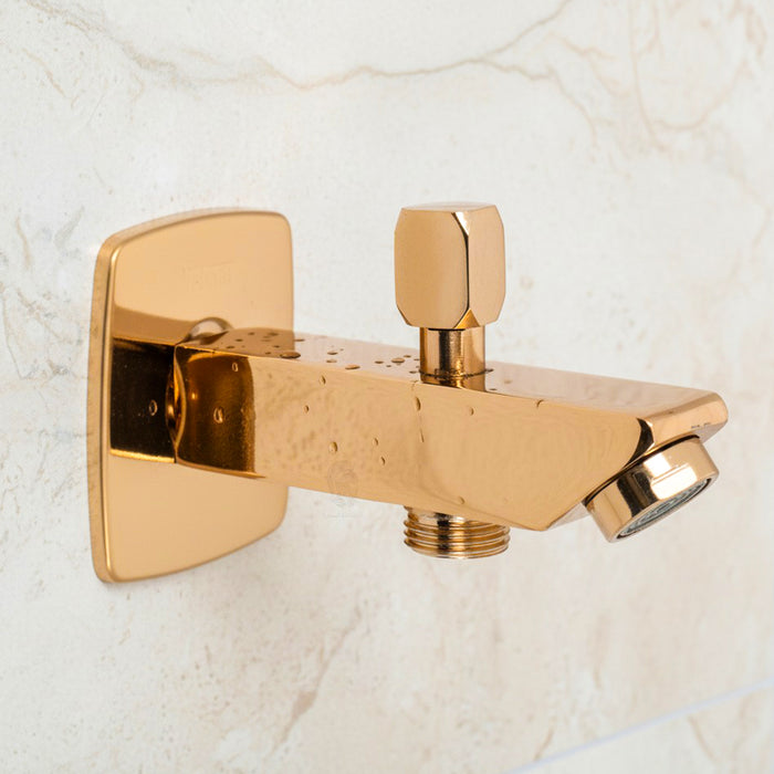 مخرج دفن سفلي مورافيا روز جولد مربع بمحول 16 سم بالوش