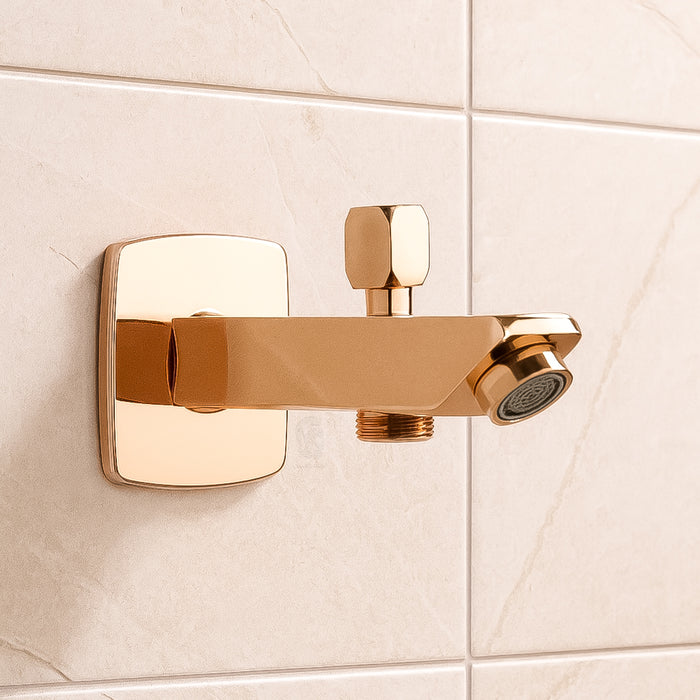 مخرج دفن سفلي مورافيا S 23 روز جولد مربع بمحول 11 سم بالوش