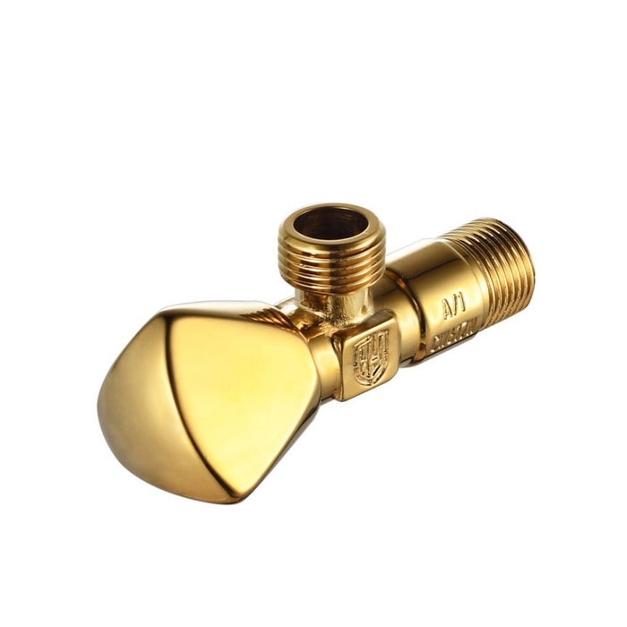 محبس زاوية هوايي HY 5003 GO ذهبي قلب جلبة لفة كاملة ½ بوصة