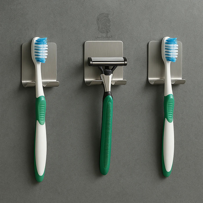 طقم هوك 3 قطع الفا AL HTB3 استانلس ستيل 1 ماكينة حلاقة و2 فرشة اسنان