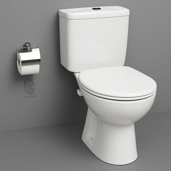 ( طلب مسبق )  مرحاض ايديال ستاندرد سبيس G 0422 ابيض الصرف S بالشطاف الداخلي والسيديلي والخزان بالعدة ومجموعة التثبيت