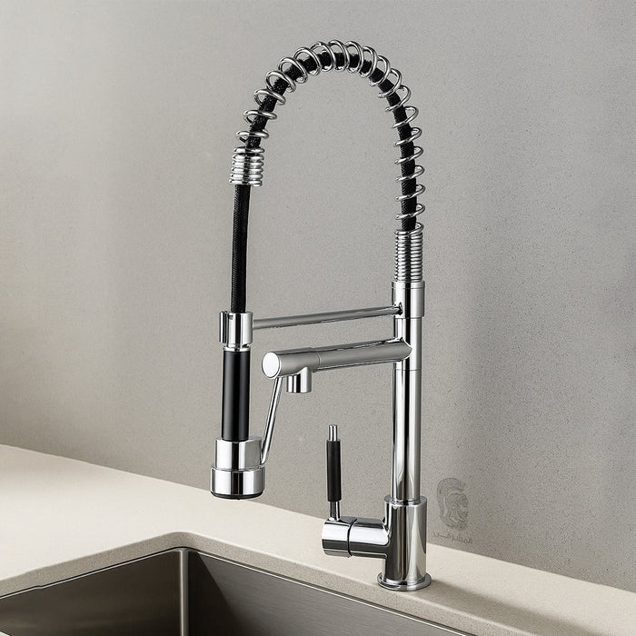 خلاط مطبخ سوستة هوايي شيف 2 × 1 HY 502 (HY 3001001-2) كروم 2 مخرج