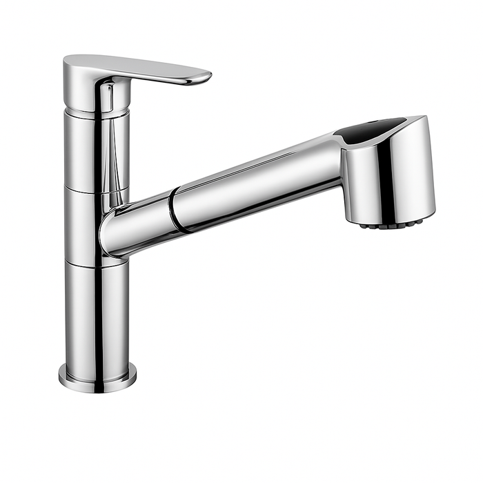 خلاط مطبخ شداد ديورافيت سيينا SI6010001E10 سماعة متحركة 2 نظام اللون كروم