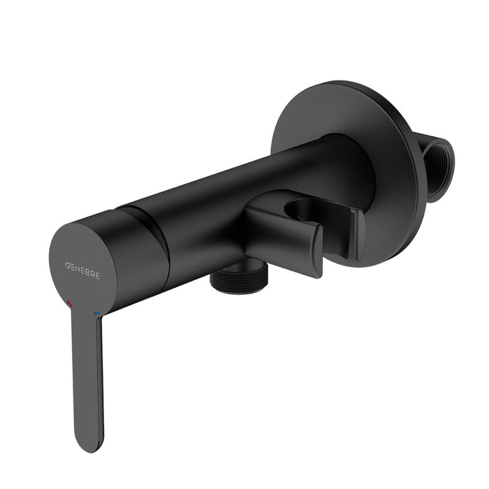 ( طلب مسبق )  خلاط شطاف دفن جينيبري 65144194167 اسود جسم الدفن بالوش والمقبض منتج مستورد صناعة إسباني