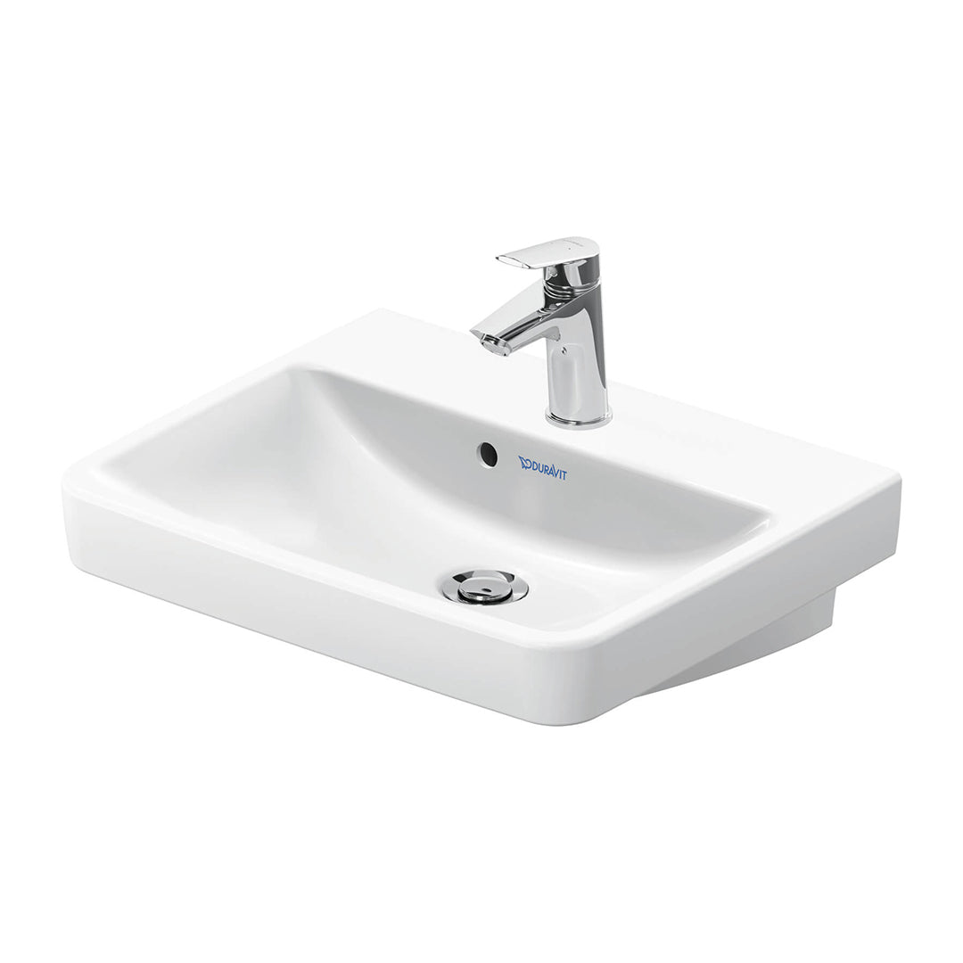 ( طلب مسبق )  حوض وحدة موبيليا ديورافيت نمبر 1 ابيض 45 سم 0743450000