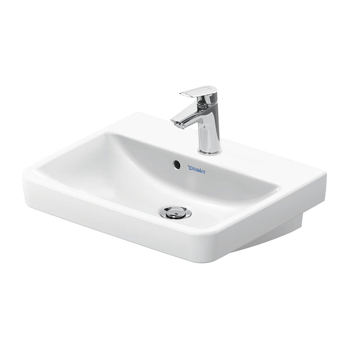 ( طلب مسبق )  حوض وحدة موبيليا ديورافيت نمبر 1 ابيض 45 سم 0743450000