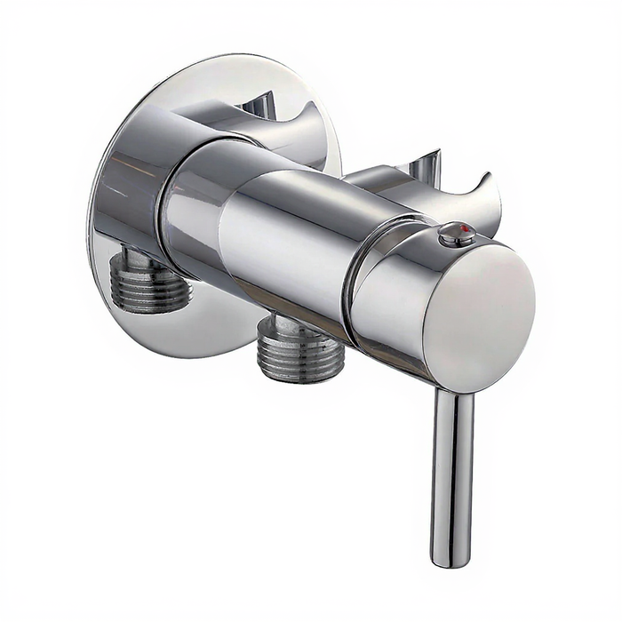 ( طلب مسبق )  خلاط شطاف دفن جواد GX 00363 كروم دائري بحامل للشطاف