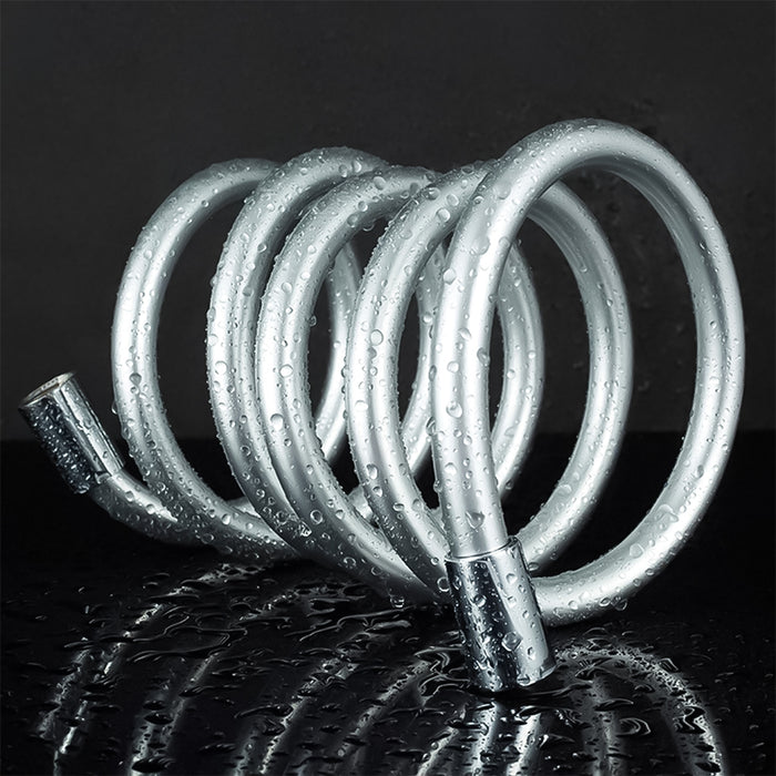 خرطوم دش حراري فوريو PVC 175 كروم 175 سم