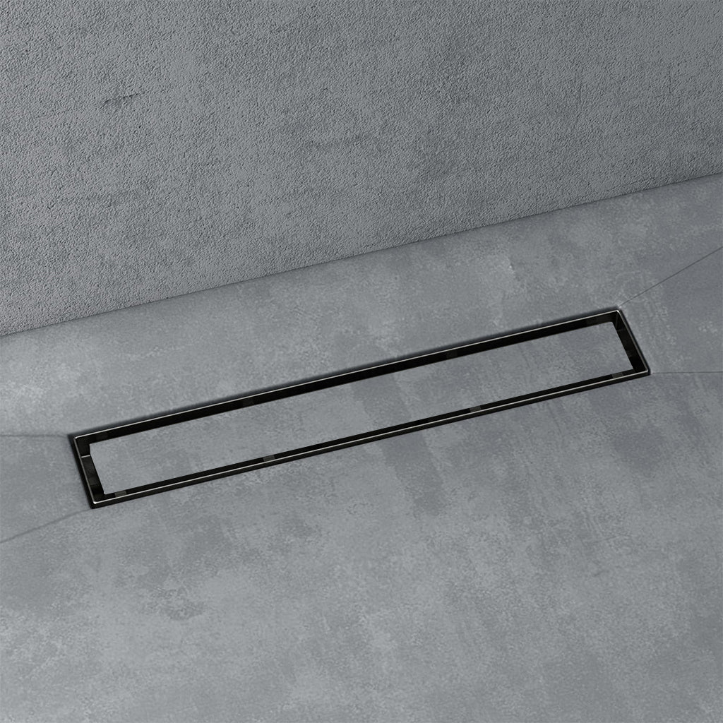 مجرى شاور بيورا تايلبل DL 11 60 B اسود 60 سم بالصرف استانلس ستيل 304