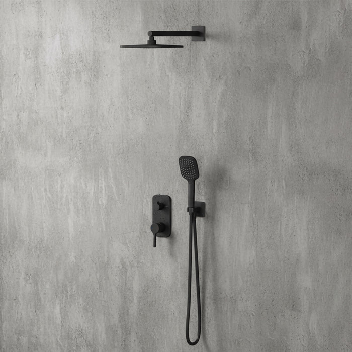 طقم دفن كامل تيسكا اليندا AD 4086 اسود 2 مخرج جسم الدفن بالوش ومخرج علوي بطاسة وسماعة بخرطوم وكوع مخرج مستورد صناعة تركي