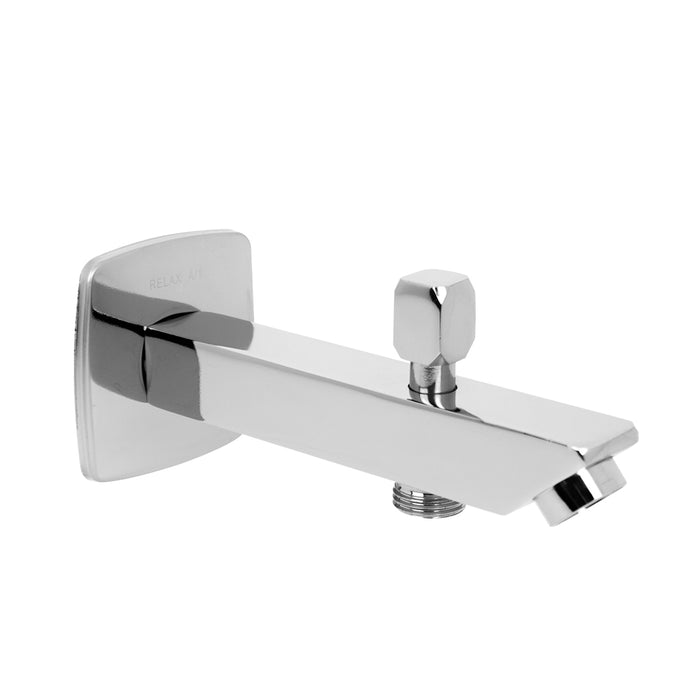 ( طلب مسبق )  مخرج دفن سفلي مورافيا بالمحول مربع طول 11 سم بالوش اللون كروم