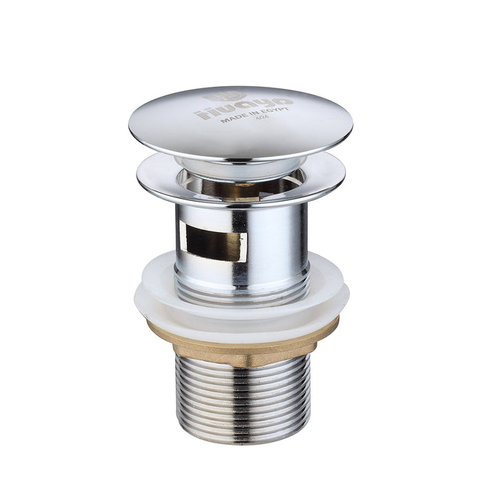 ( طلب مسبق )  طابق حوض تاتش هوايي HY 4205 N كروم 1.25 بوصة