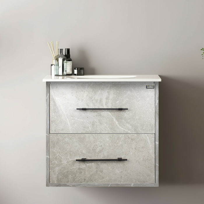 وحدة حمام بورديوم بالحوض دوفو ميا Mea 297 رصاصي رخامي 60 سم درجين