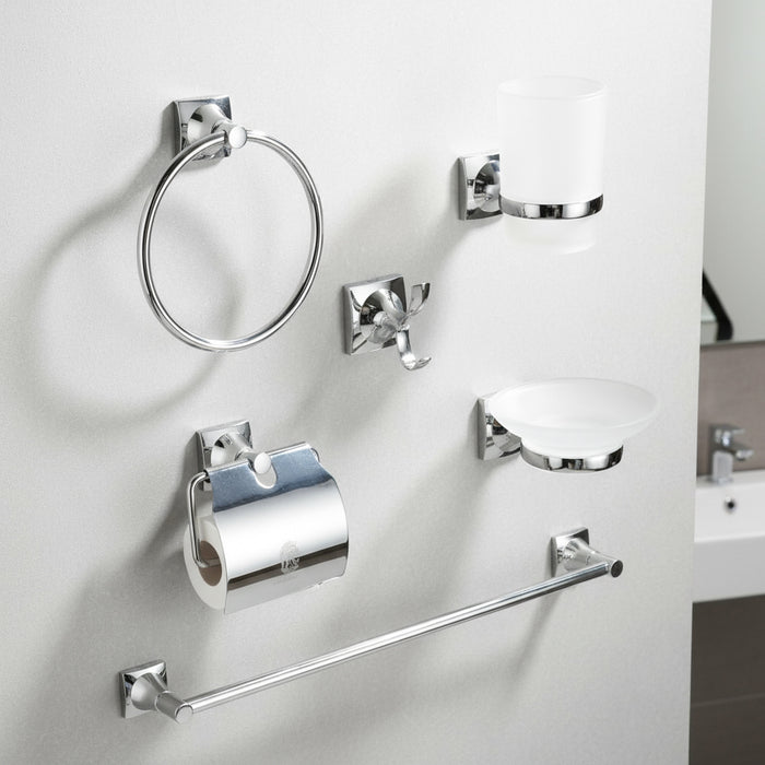 طقم اكسسوارات انفينيتي IN 150 C كروم لامع 6 قطع استانلس ستيل