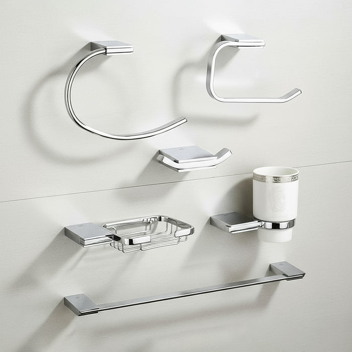 ( طلب مسبق )  طقم اكسسوارات دريم DR 3000 C كروم لامع 6 قطع استانلس ستيل