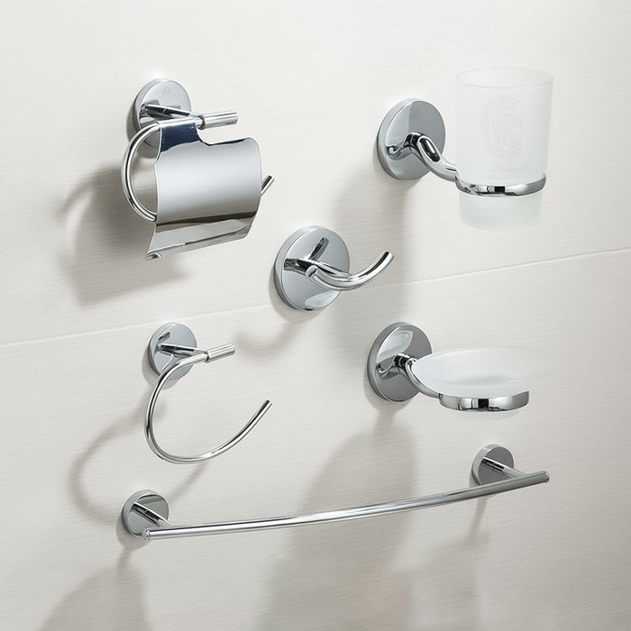 ( طلب مسبق )  طقم اكسسوارات دريم DR 2100 C كروم لامع 6 قطع استانلس ستيل