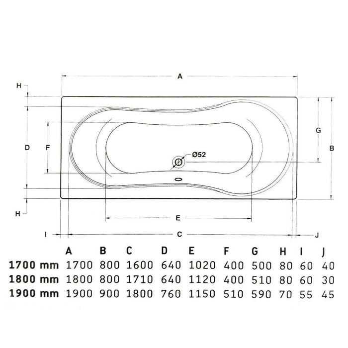 بانيو جاكوزى بالما 180 × 80 سم نظام 1 موتور 8 جيت مياه كروم بالطابق والفايظ والجوانب والشاسيه من ديورافيت - Mashreqy