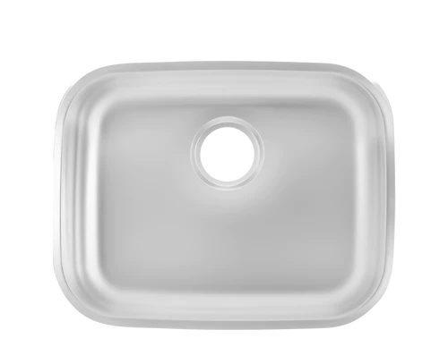 ( طلب مسبق )  حلة / حوض مطبخ B 500 المقاس 50 × 39 × 18 سم بالصرف 2 بوصة من الستانليس ستيل المقاوم للصداء من هانز كورينا