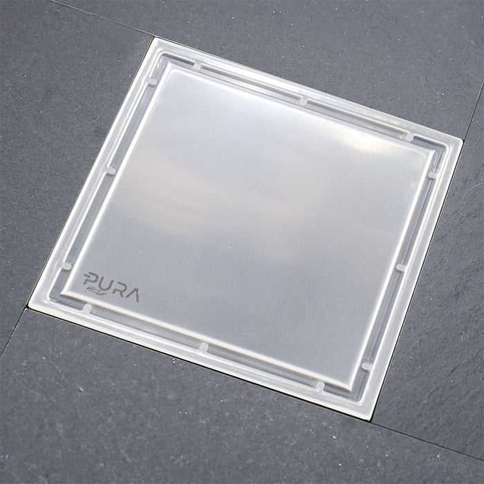 بيبة FD-GB مقاس 15 × 15 سم بإرتفاع 10 سم بصافية داخلية اللون كروم × كروم من بيورا