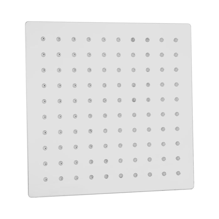( طلب مسبق )  طاسة دش مربعة ستانليس ستيل مقاس 20 × 20 سم بعدد 1 نظام اللون كروم منتج مستورد