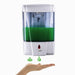 مضخة - موزع - ديسبنسر ليزر اوتوماتيك صابون JY-01 لون اوف وايت شفاف 900 مللى مقاس 19 × 11 × 11 سم للاستخدام المنزلى - Mashreqy