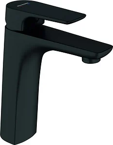 Genebre Coral 64134324166 Medium Basin Mixer 21 cm, Matte Black, Spanish Import