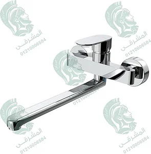 خلاط مطبخ حائطى ليدو LID-0057 يد واحدة قنطرة سفلية اللون كروم من جواد