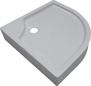 Ideal Standard G8547 Corner Shower Tray 80 × 80 × 17.5 cm with Side Panel
