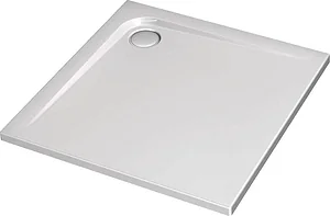 حمام قدم الترا فلات G8597 مقاس 90 × 90 × 4.7 سم مربع صرف 9 سم من أيديال ستاندرد