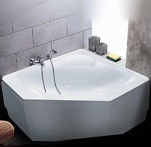 بانيو جاكوزى كونتور GA061 مقاس 135 × 135 سم نظام كومبى 20 إلكترونى و طقم جيت كروم الجاكوزى يشمل الصرف و الجوانب و الشاسية من أيديال ستاندرد