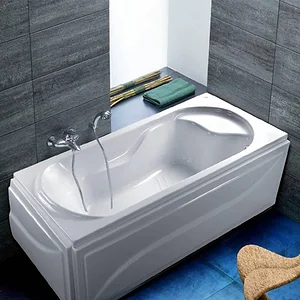 بانيو جاكوزى سبيس G9082 مقاس 170 × 75 سم نظام ستاندرد 8 ضغط هواء وطقم جيت كروم الجاكوزى يشمل الصرف و الجوانب و الشاسية من أيديال ستاندرد