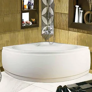 بانيو جاكوزى جينيف 140 × 140 سم نظام 2 موتور 8 جيت مياه و 16 جيت هواء كروم بالطابق والفايظ والجوانب والشاسيه من الطيب
