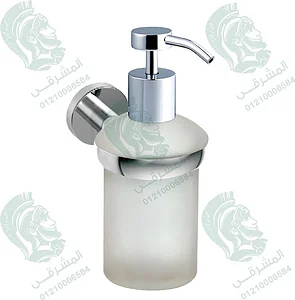 Kludi RAK Calibre Glass Soap Dispenser with Chrome Holder, RAK21033