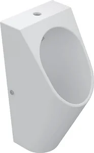 Sanipure Orion 093332 Urinal with Shower, Rear Feed, 35 × 32 cm, White