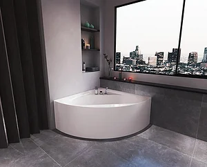Sanipure Como Jacuzzi 00100320050 with Side, 2 Electronic Systems, 135 × 135 cm