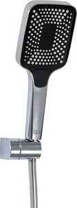 Global Standard Madrid Plus GS S 3527 - 1 CP Shower Set, 2-System Head, 150 cm Thermal Hose, Holder and Fixing Set, Chrome