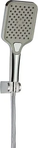 Global Standard Miral Plus GS S 3528 - 1 CP Shower Set, 2-Function Head, 150 cm Thermal Hose & Holder, Chrome