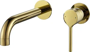 Gawad Rolls RLS 01940 PVG Concealed Basin Mixer with Handle and Spout, Gold