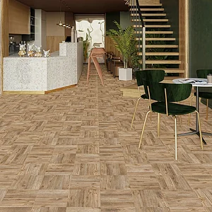 Art Versailles Brown Ceramic Floor Tile, Second Choice, 50 × 150 cm, Matte