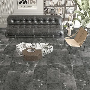 Art Argentina Grey Ceramic Floor Tile, Second Choice, 50 × 150 cm, Glossy
