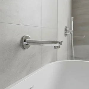 Global Standard Sky GSA 3283 CP Concealed Lower Outlet, Glossy Chrome with Round Cover, ½ inch