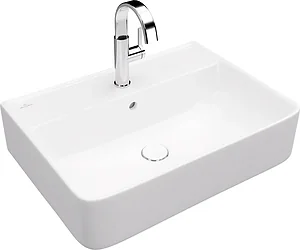 Villeroy & Boch Subway Vanity Basin, Glossy White, 65 cm with Fixing Set