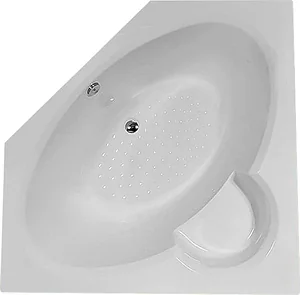 El Tib Milano Pentagonal Corner Bathtub 135 × 135 cm, Built-in (Before Tiling), Pergamon