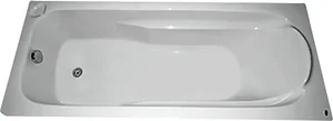 Mirage Milano Bathtub 150 × 70 cm, with Large Front Panel + 2 Small Panels, Pergamon