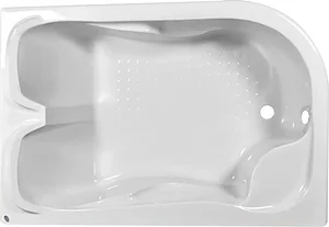 El Tib Hawaii Bathtub 180 × 120 cm Right/Left, Circular Panel and Frame, Pergamon