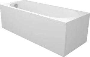 Sanipure Serena Bathtub 0010027, 150 × 70 cm, Built-in (Before Tiling), Pergamon